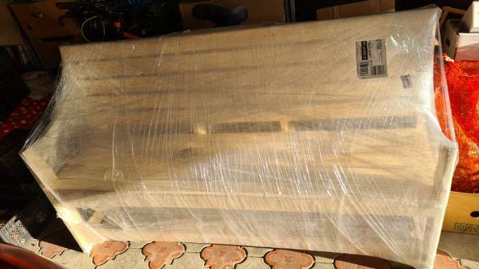 Фотография покупателя товара Скамейка, 160×60×90см, из липы, с выдвижным столиком, "Добропаровъ"
