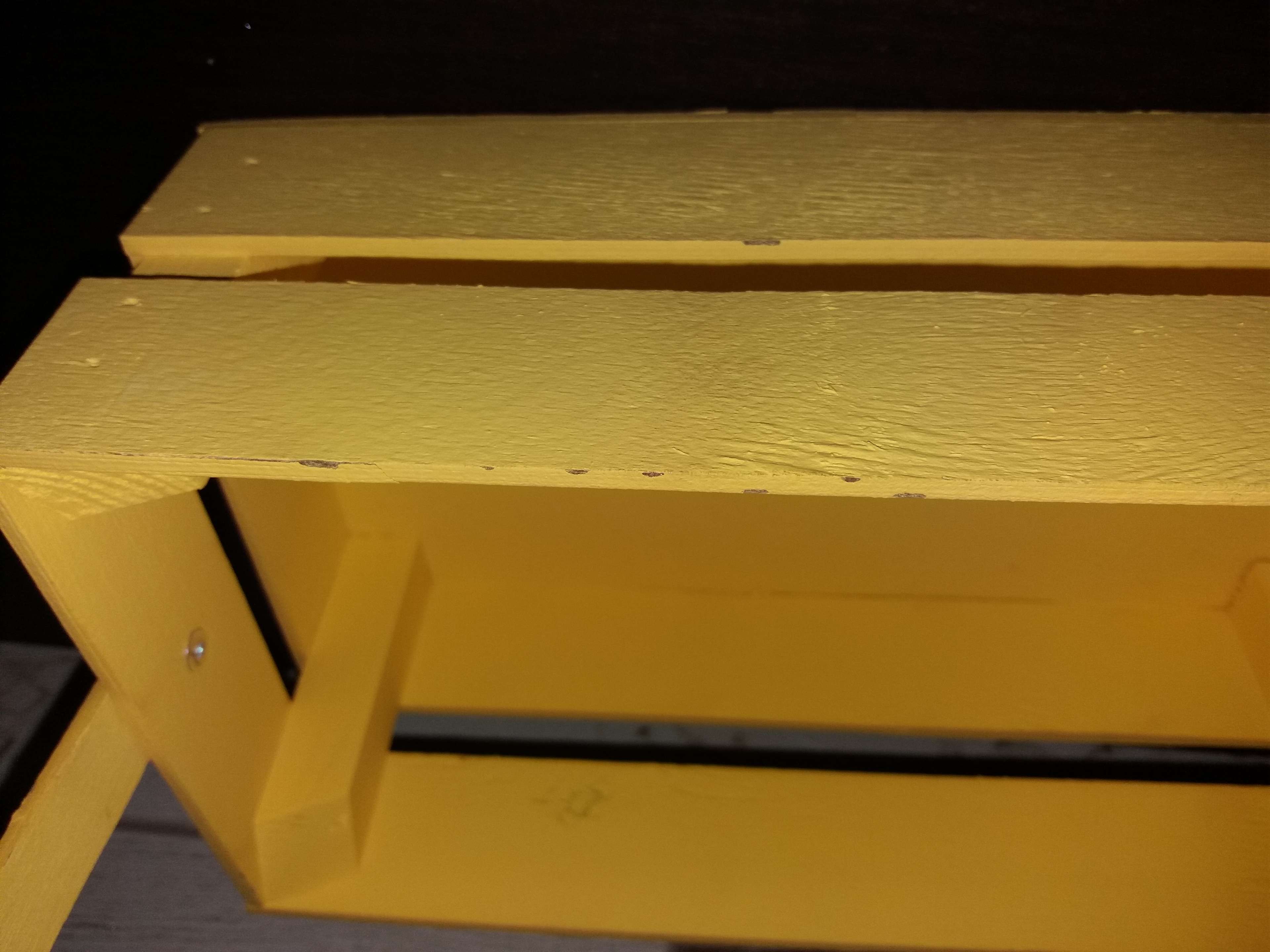 Фотография покупателя товара Кашпо деревянное 24.5×13.5×9 см "Двушка Лайт", двухреечное, жёлтый Дарим Красиво - Фото 1