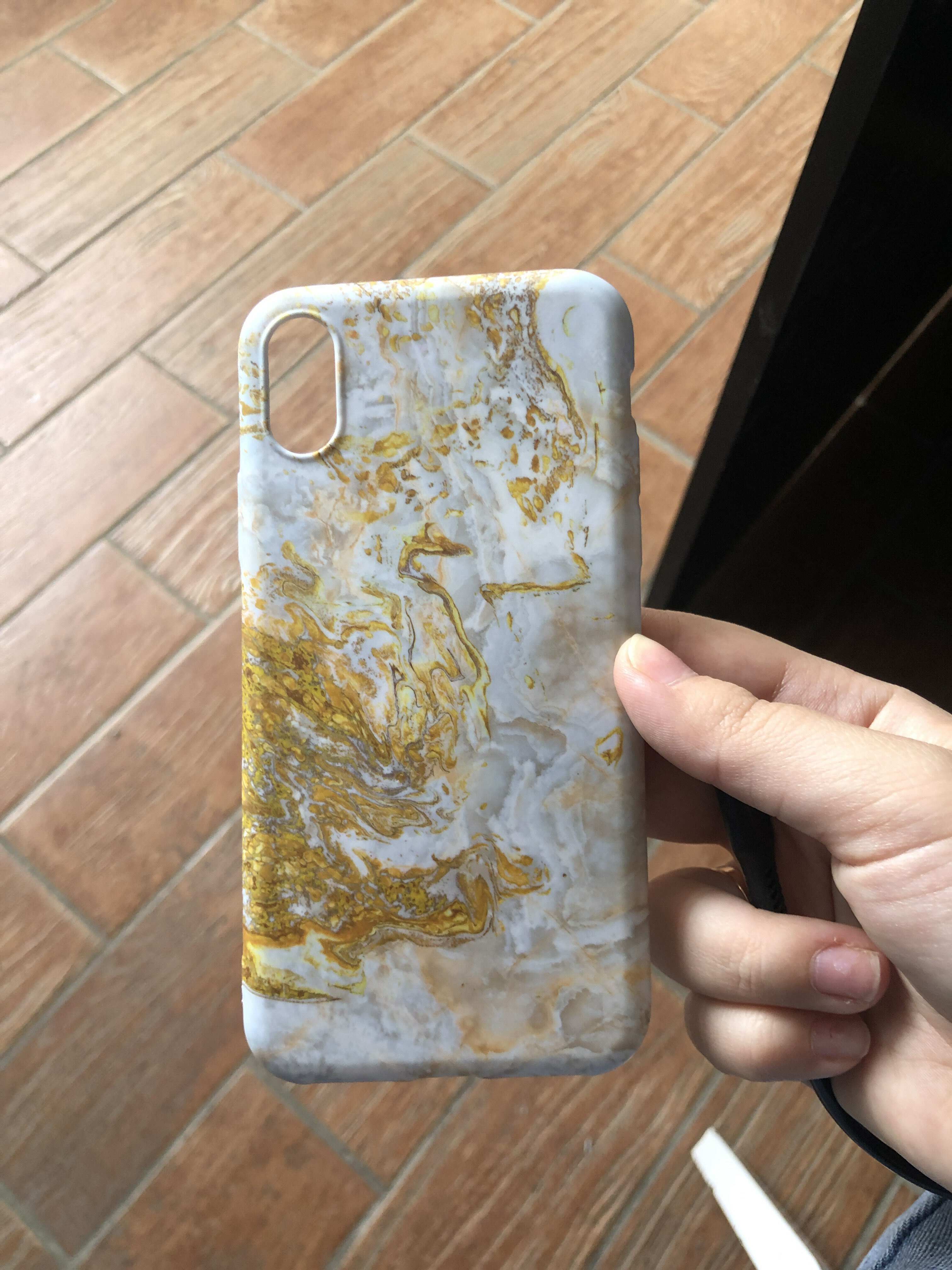 Фотография покупателя товара Чехол для телефона iPhone X/XS «Мрамор», 14.5 × 7 см