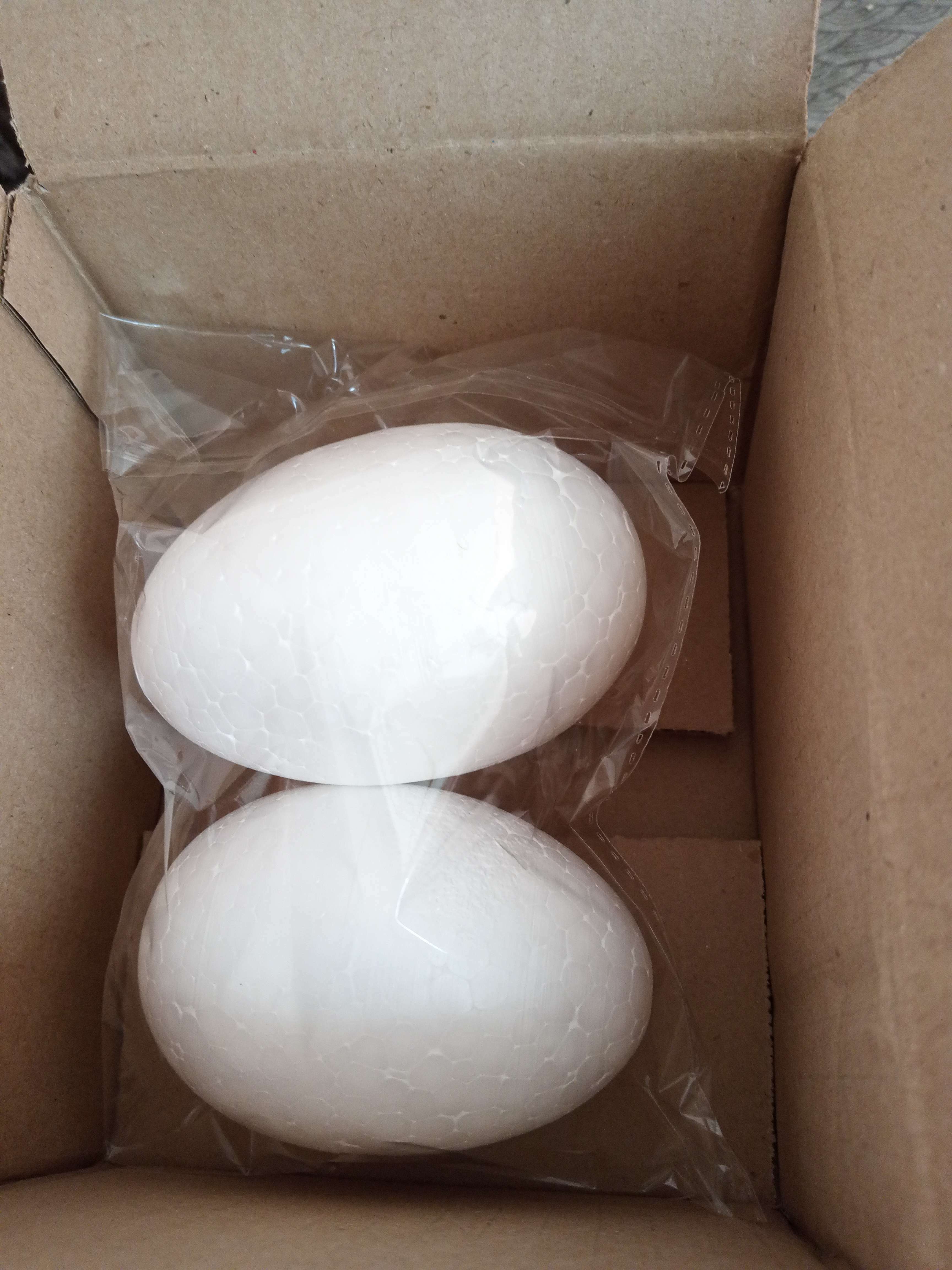 Фотография покупателя товара Яйцо из пенопласта - заготовка, 9 см