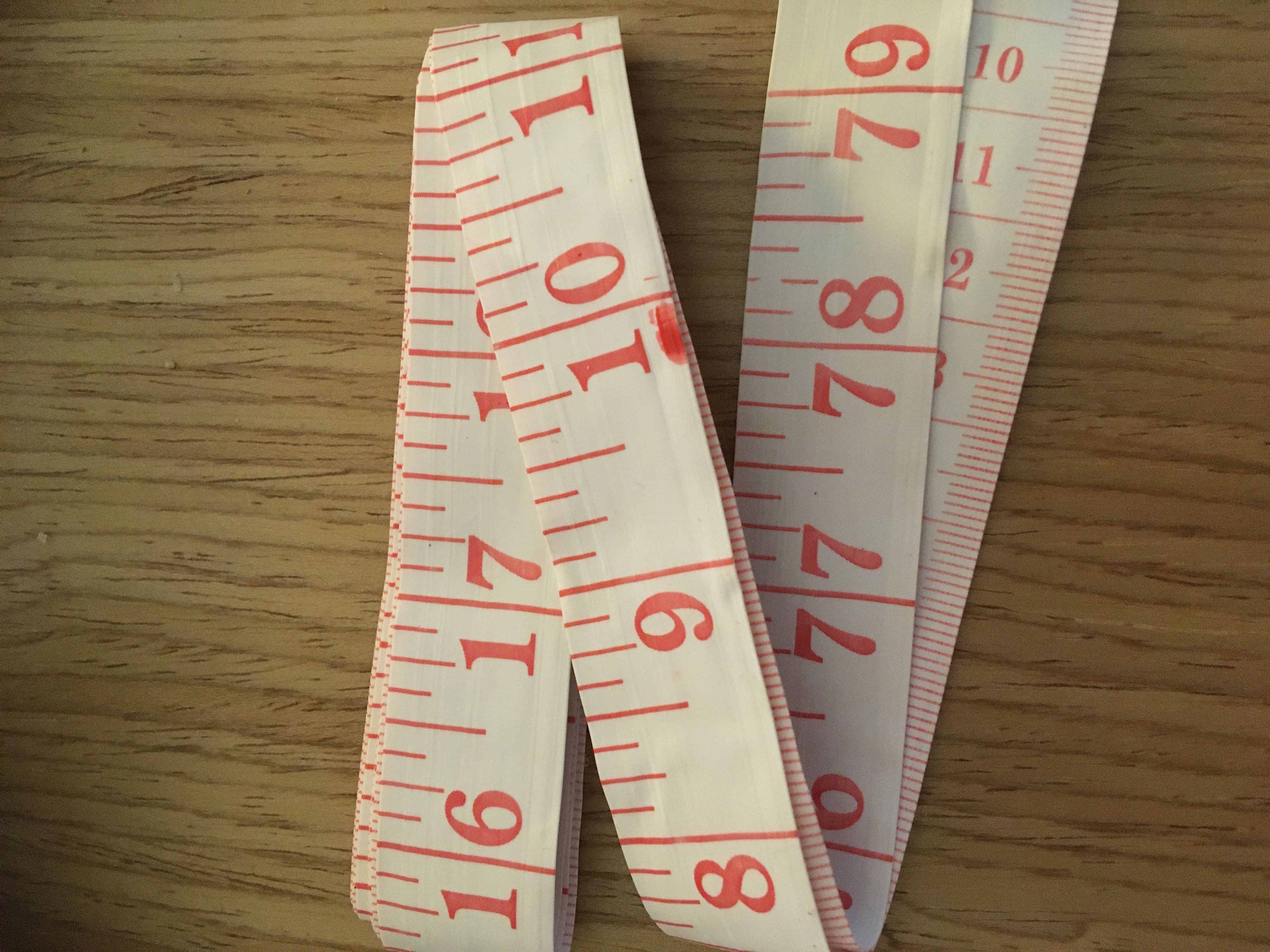 Фотография покупателя товара Сантиметровая лента портновская, 200 см (см/дюймы), цвет белый