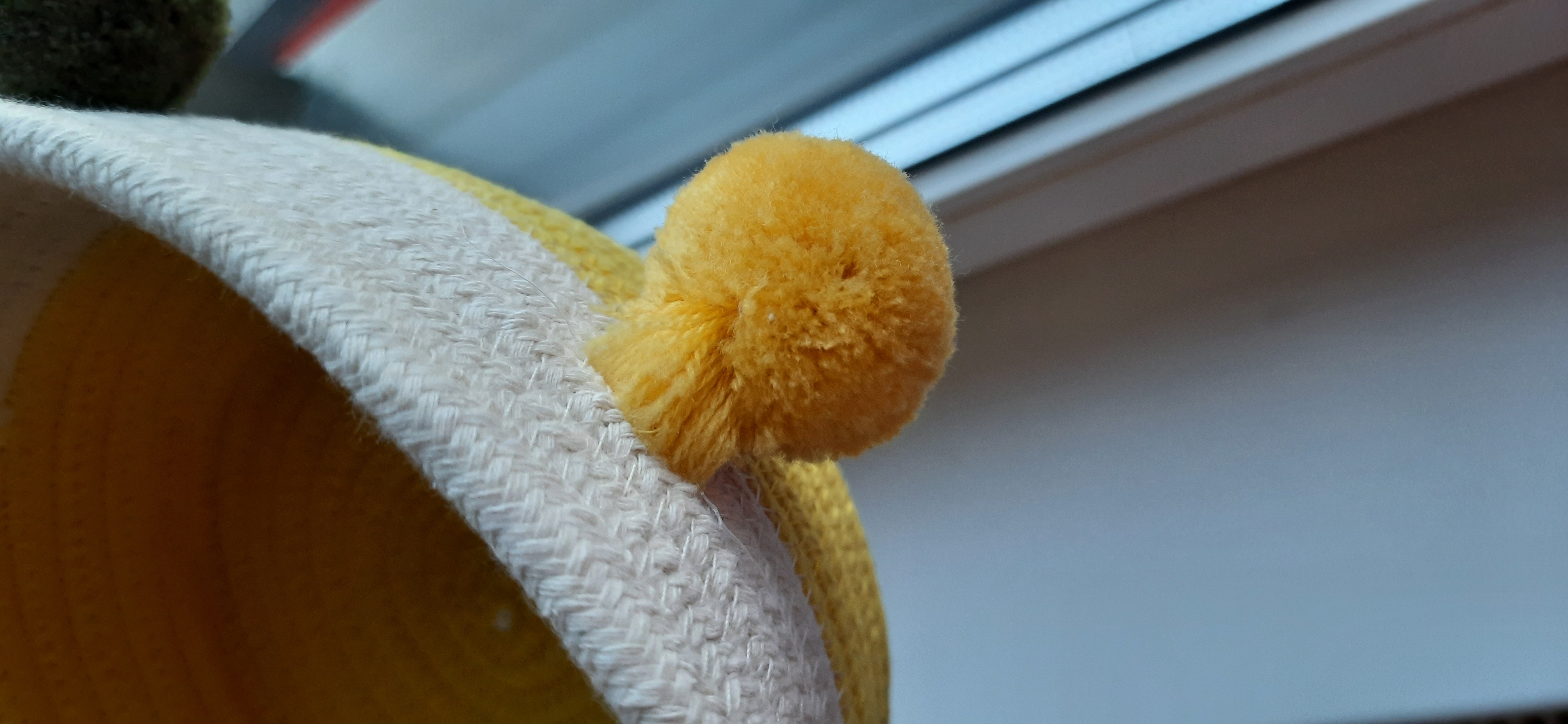 Фотография покупателя товара Корзина для хранения плетёная Доляна «Бин», 18×18×10 см, цвет жёлтый