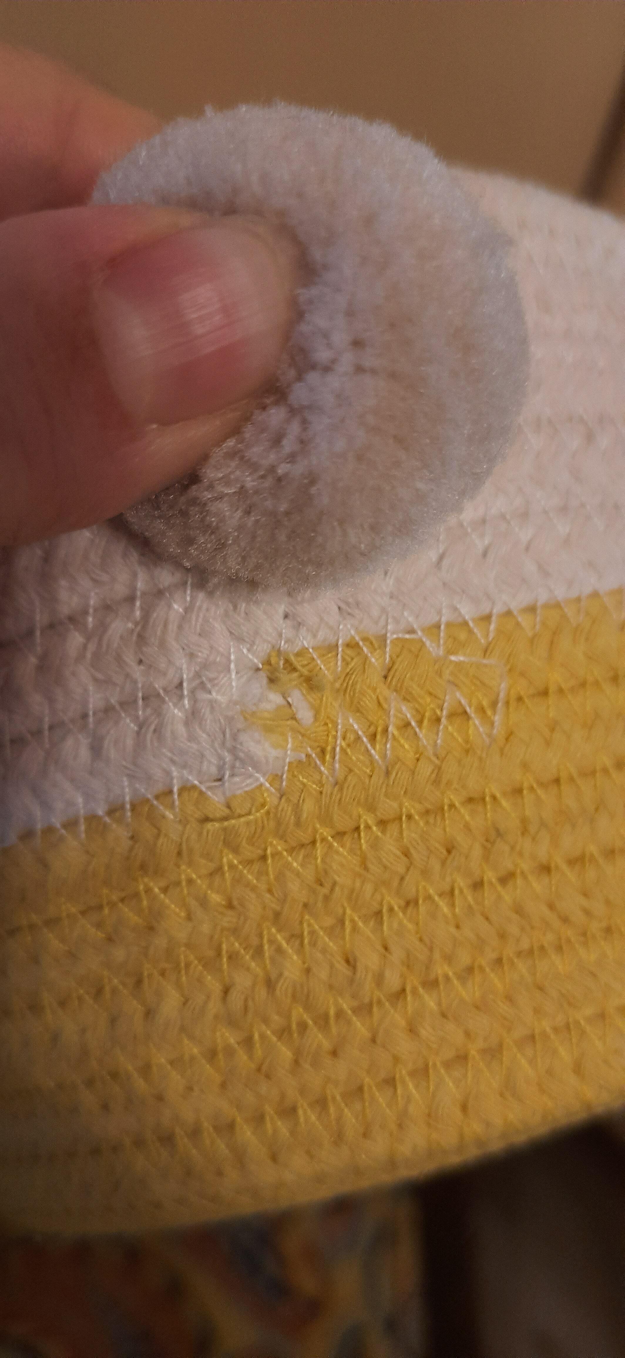 Фотография покупателя товара Корзина для хранения плетёная Доляна «Бин», 18×18×10 см, цвет жёлтый - Фото 1