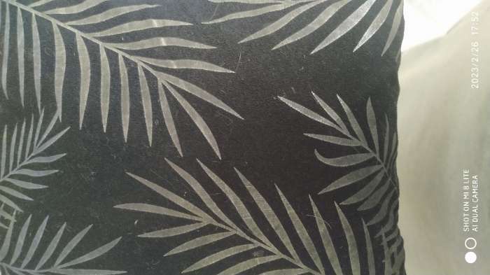 Фотография покупателя товара Чехол на подушку Этель "Листья" 40 х 40 см, велюр - Фото 3