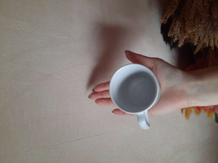 Фотография покупателя товара Кружка керамическая Доляна Coffee break, 150 мл, цвет белый