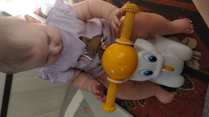 Фотография покупателя товара Горшок детский в форме игрушки «Зайчик Lapsi», цвет белый - Фото 3