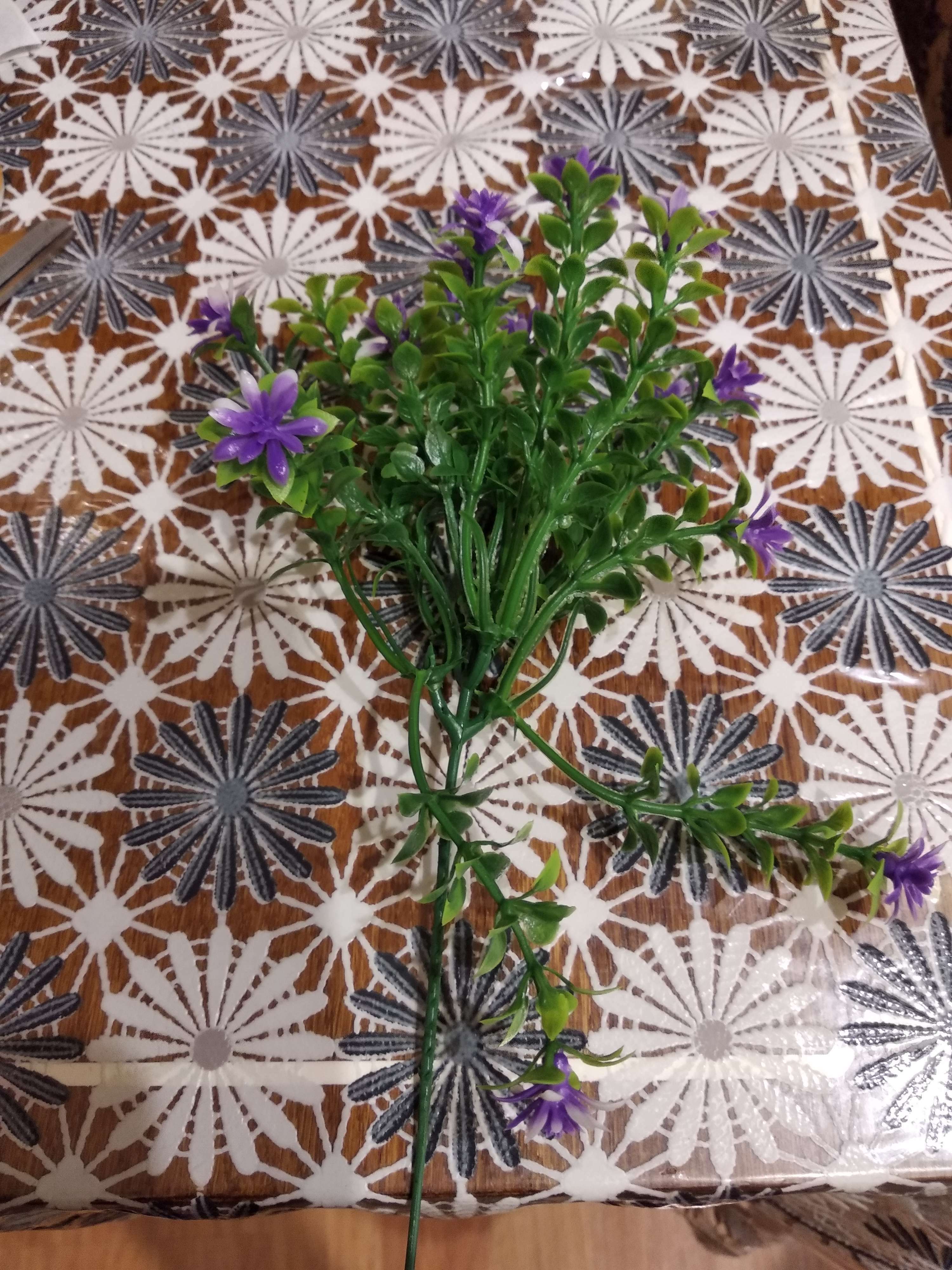 Фотография покупателя товара Букет "Мелкие цветочки" 20 см, микс - Фото 7
