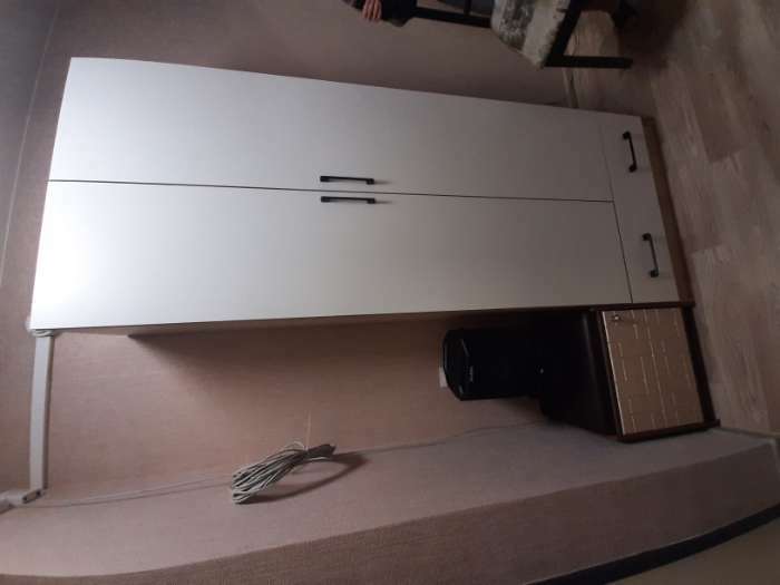 Фотография покупателя товара Шкаф двухстворчатый «Денвер», 800×380×2150 мм, Дуб сонома/Белый - Фото 10