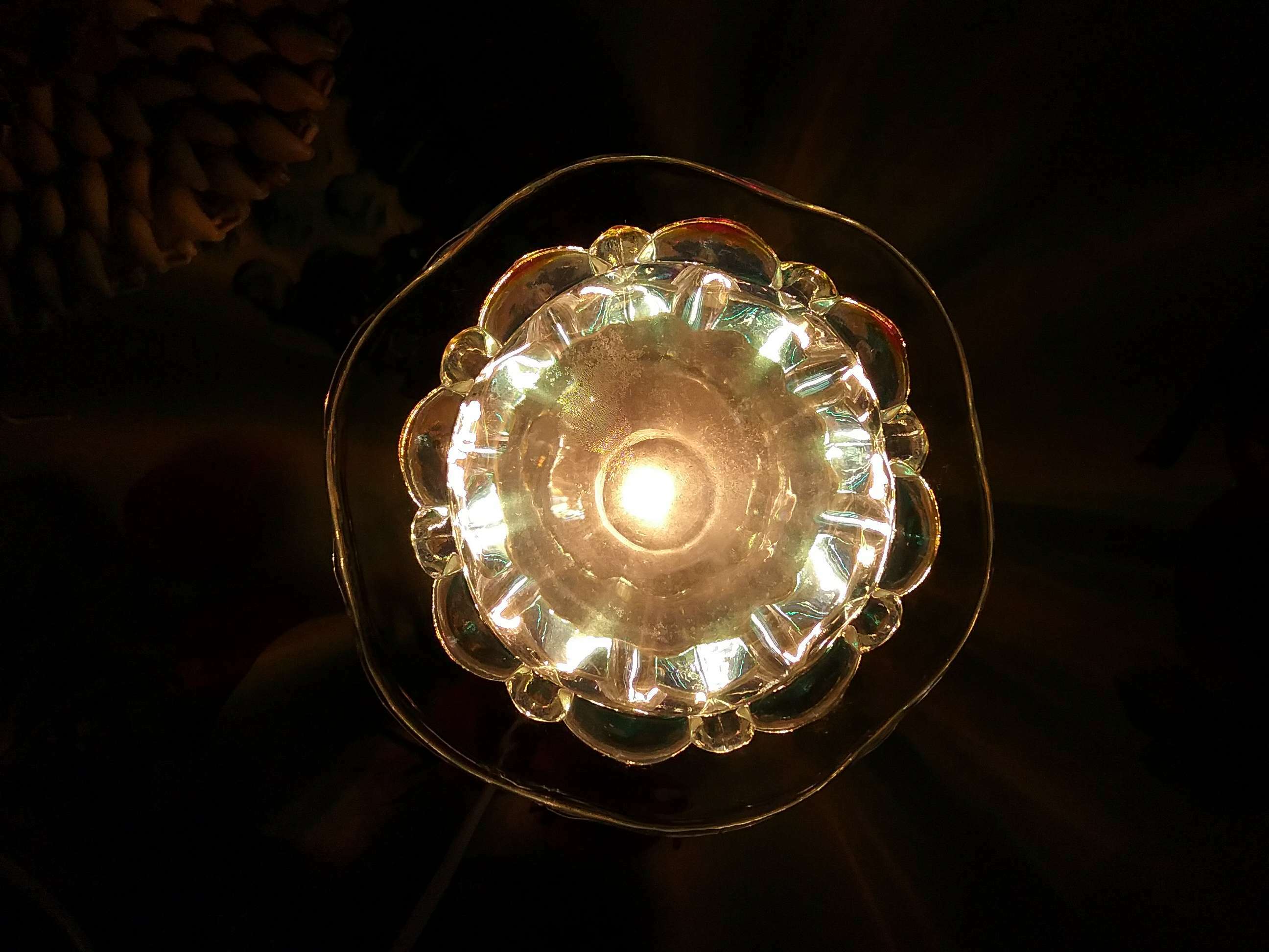 Фотография покупателя товара Аромасветильник с диммером "Перламутровый цветок" 1хG4 20Вт 11х11х13,5 см RISALUX - Фото 3