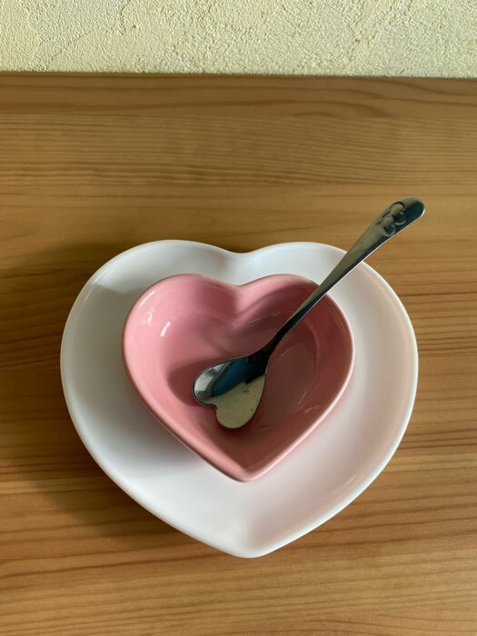 Фотография покупателя товара Соусник керамический Доляна «Сердце», 50 мл, 7,5×7 см, цвет розовый - Фото 5