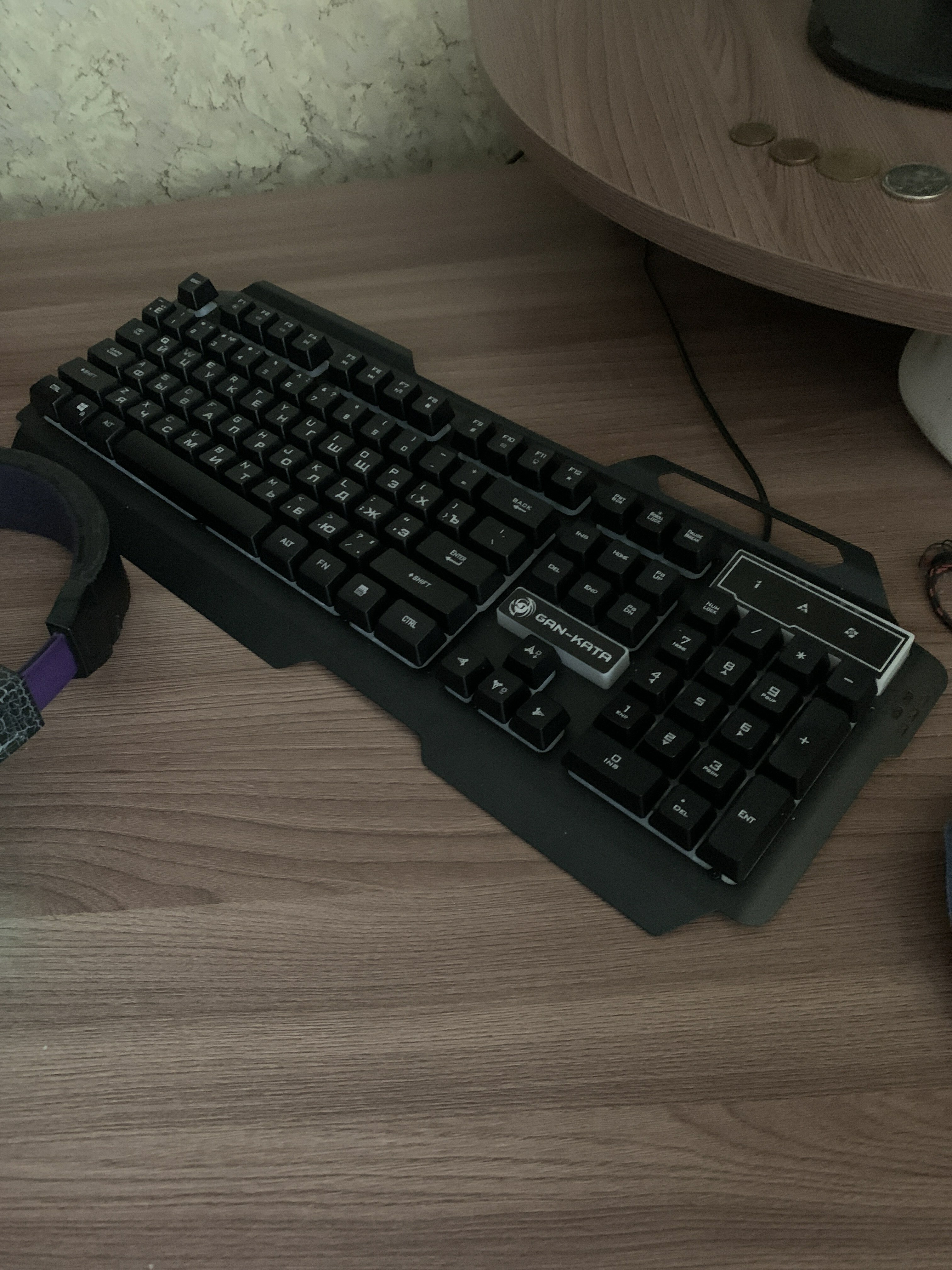 Фотография покупателя товара Клавиатура Dialog KGK-25U Gan-Kata, игровая, проводная, подсветка, 104 клавиши, USB, чёрная - Фото 1