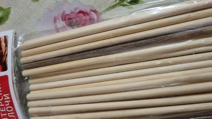 Фотография покупателя товара Набор деревянных палочек-дюбелей для кондитерских изделий Доляна, 20 см, 20 шт
