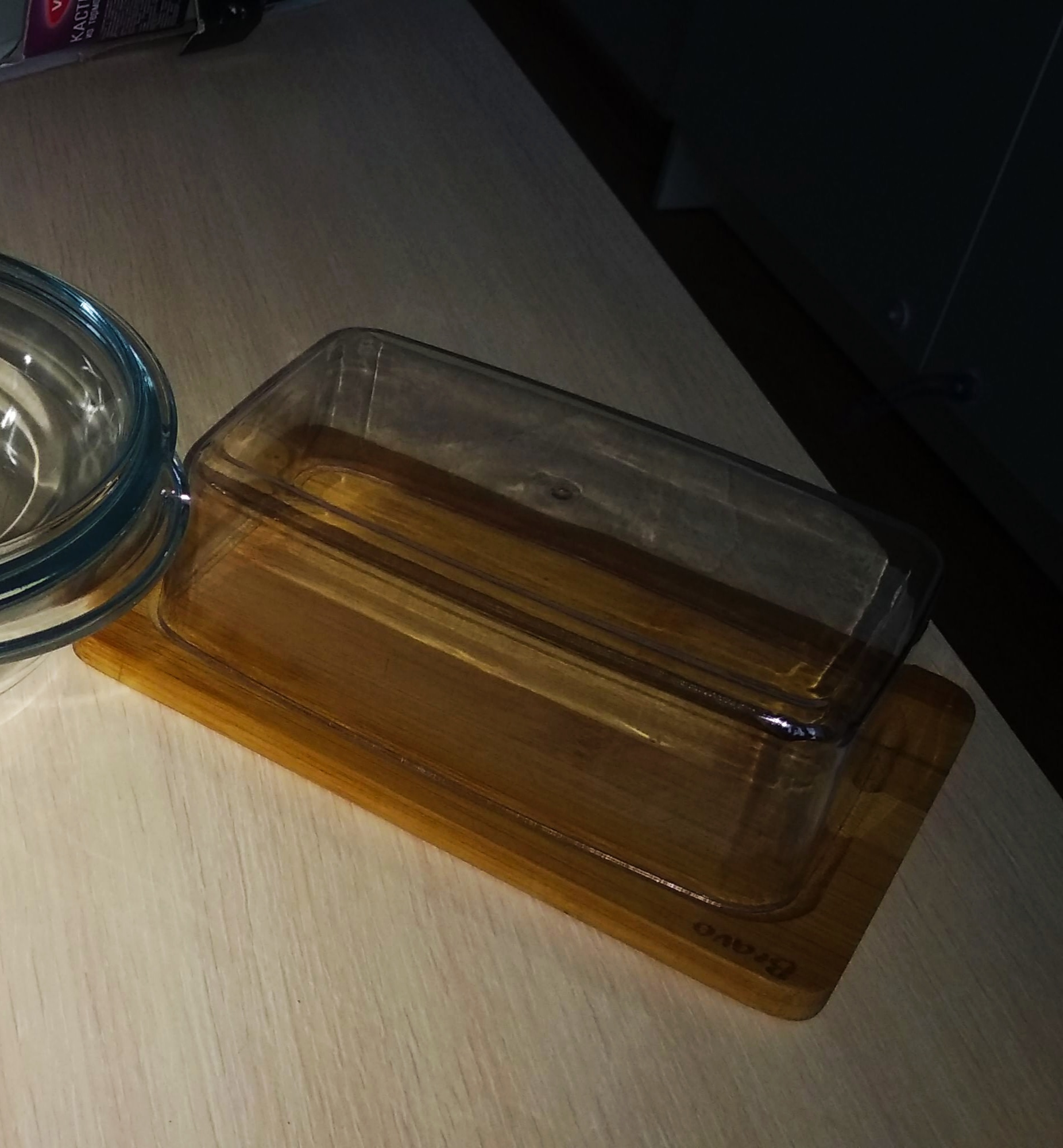 Фотография покупателя товара Маслёнка-сырница, 19,5×13×5 см, бамбук - Фото 4