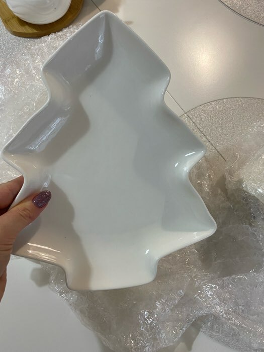 Фотография покупателя товара Блюдо Доляна «Ёлочка», 25×21 см - Фото 2