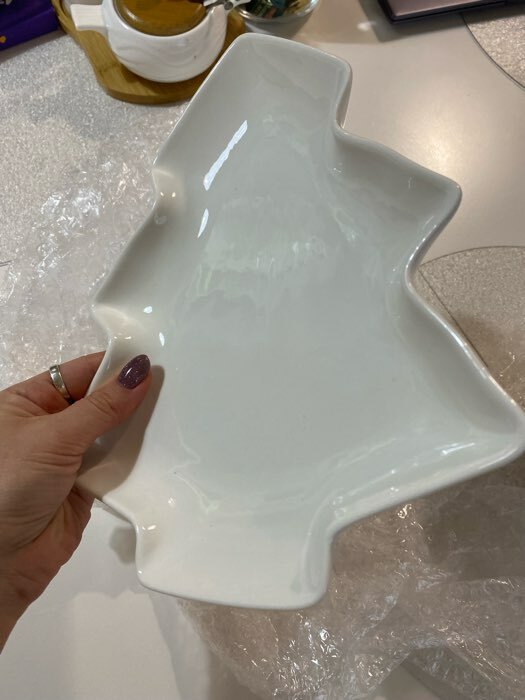 Фотография покупателя товара Блюдо Доляна «Ёлочка», 25×21 см - Фото 3