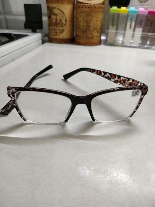 Фотография покупателя товара Готовые очки Восток 6636, цвет коричневый, отгибающаяся дужка, +3 - Фото 2