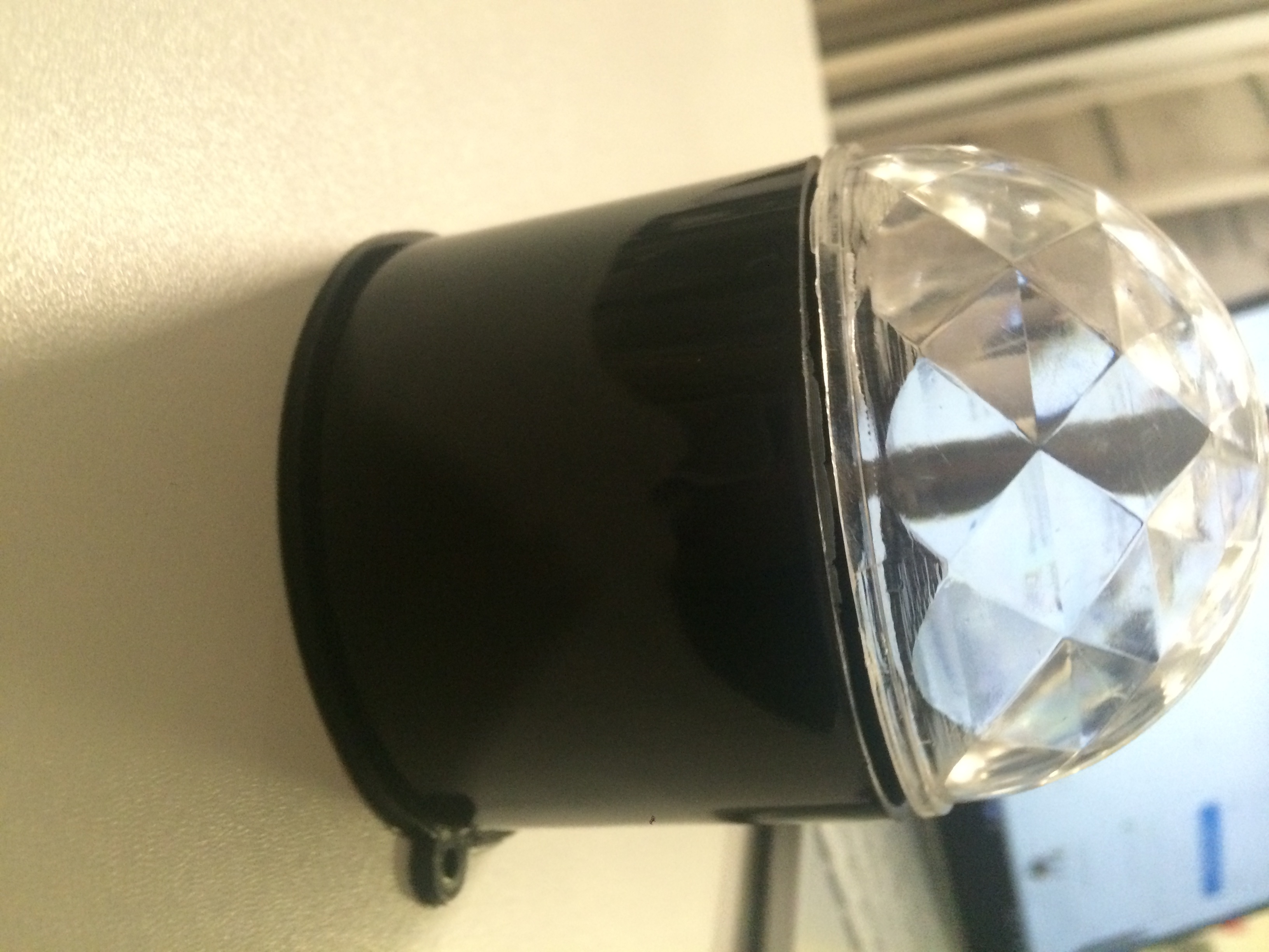 Фотография покупателя товара Световой прибор «Хрустальный шар» 7.5 см, свечение RGB, 220 В, белый - Фото 4