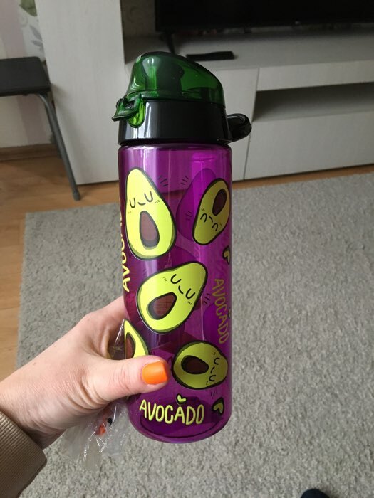 Фотография покупателя товара Бутылка для воды пластиковая «Леопард», 750 мл - Фото 3