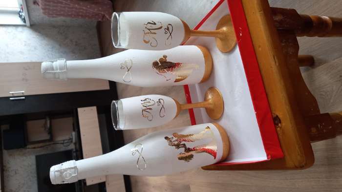 Фотография покупателя товара Набор стеклянных бокалов для шампанского Classique, 250 мл, 2 шт - Фото 1