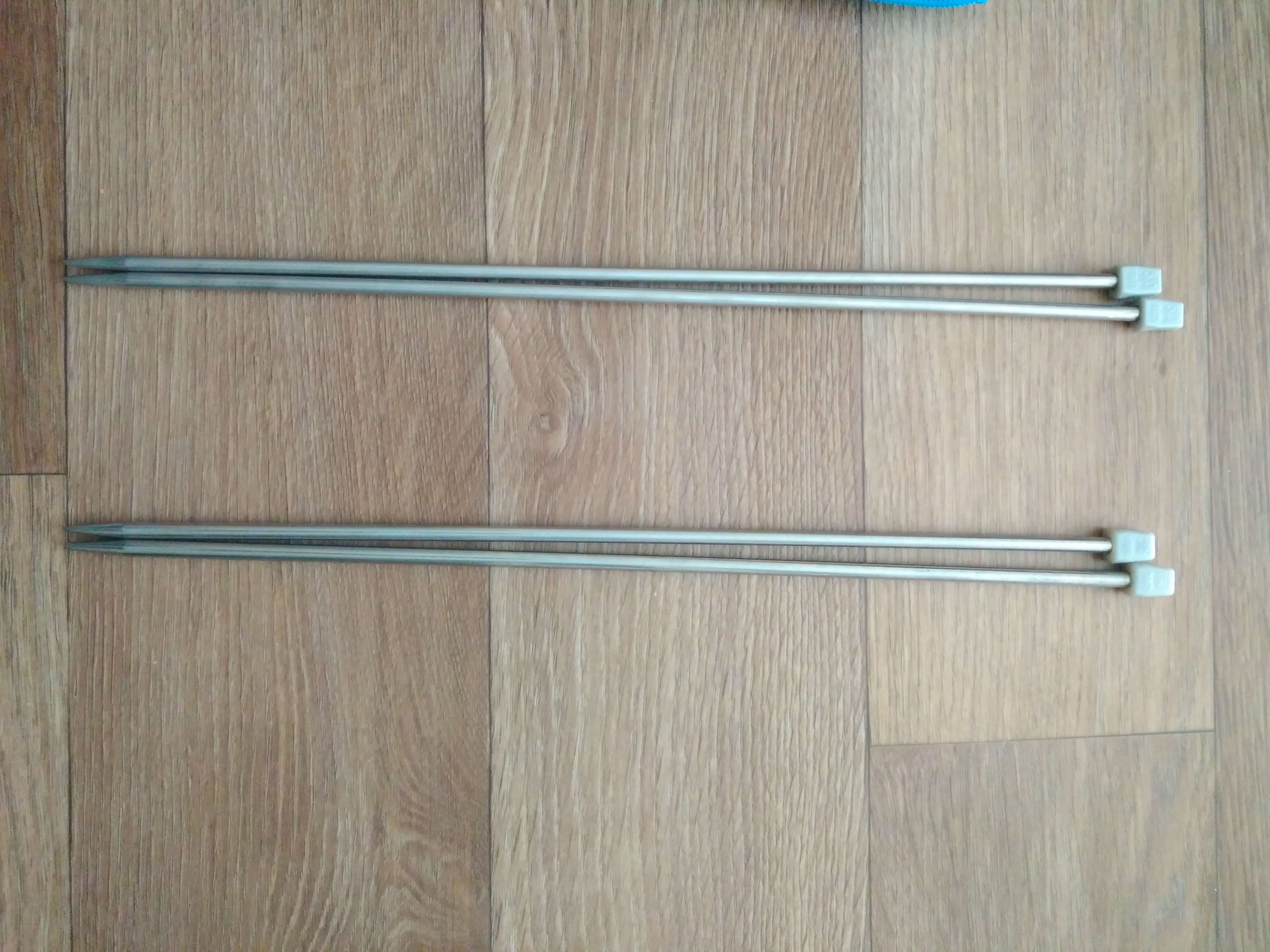 Фотография покупателя товара Спицы для вязания, d = 2-7 мм, 35 см, 10 пар в пенале - Фото 2