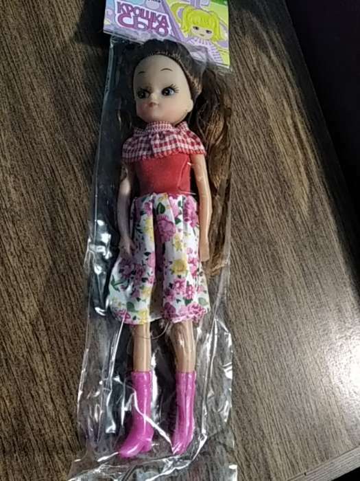 Фотография покупателя товара Кукла модная «Крошка Сью» в платье, МИКС