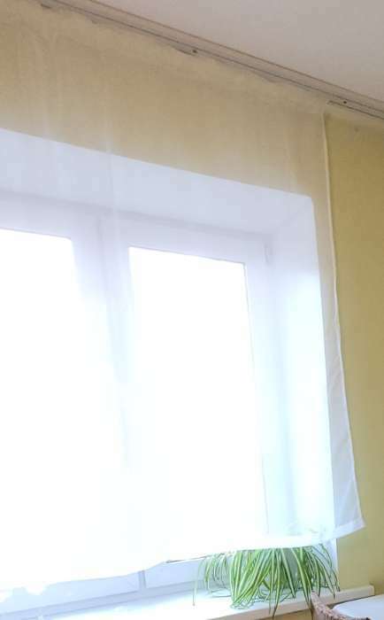 Фотография покупателя товара Тюль «Этель» 135×150 см, цвет белый, вуаль, 100% п/э
