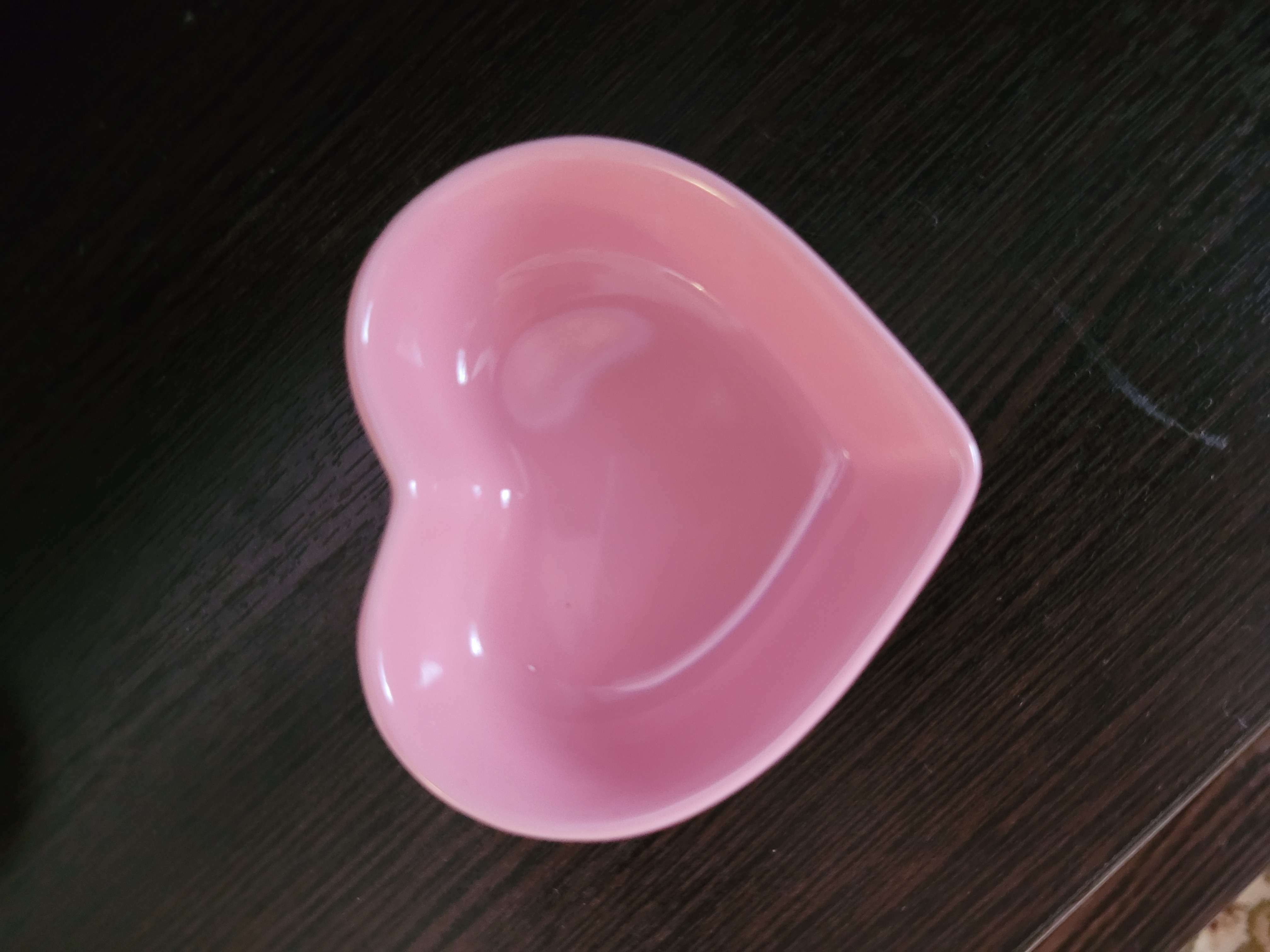 Фотография покупателя товара Соусник керамический Доляна «Сердце», 50 мл, 7,5×7 см, цвет розовый - Фото 1