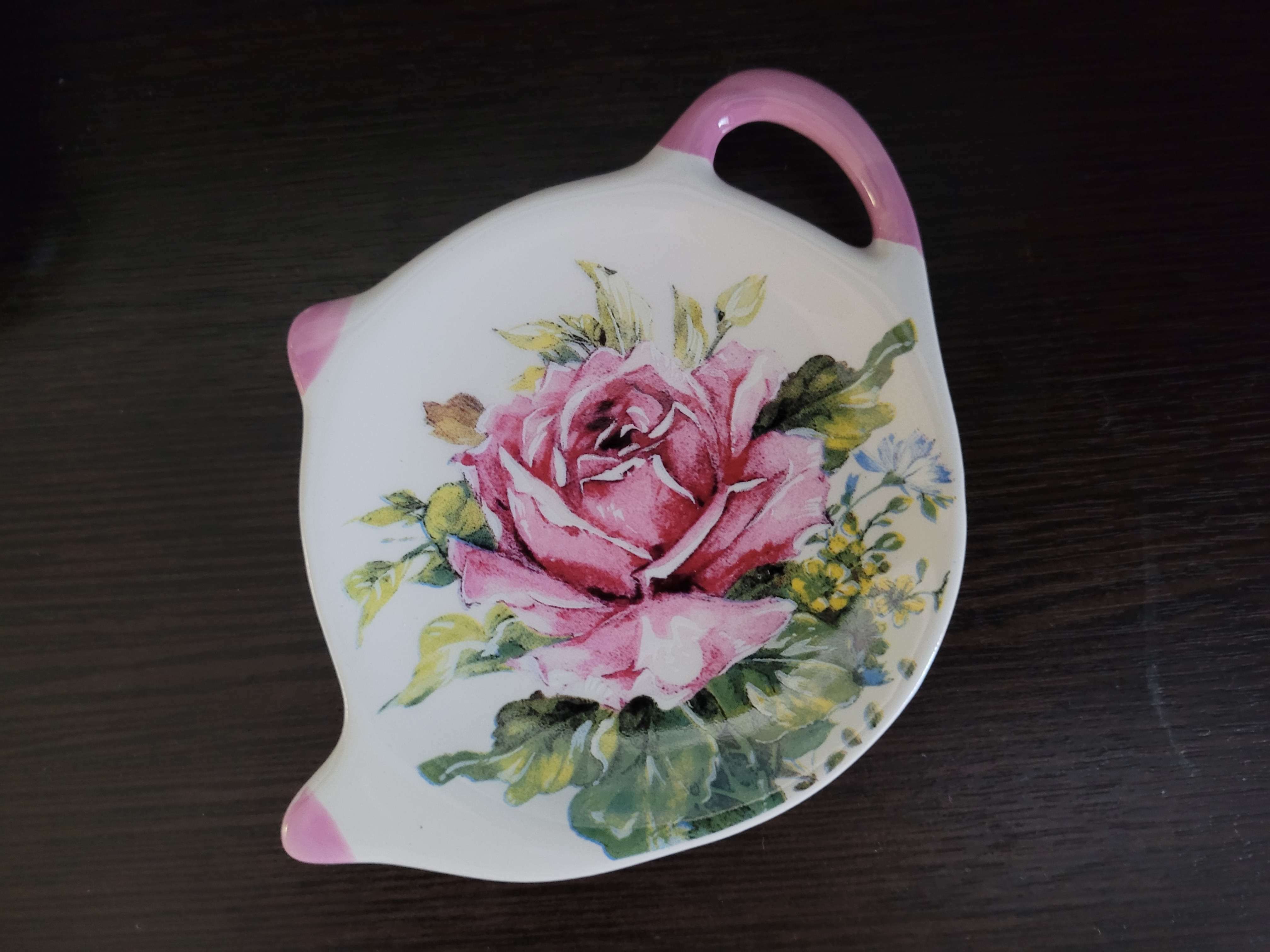 Фотография покупателя товара Подставка под чайный пакетик Доляна «Роза», 12×9 см