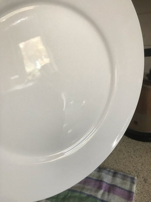 Фотография покупателя товара Тарелка фарфоровая обеденная с утолщённым краем Доляна White Label, d=25 см, цвет белый - Фото 8