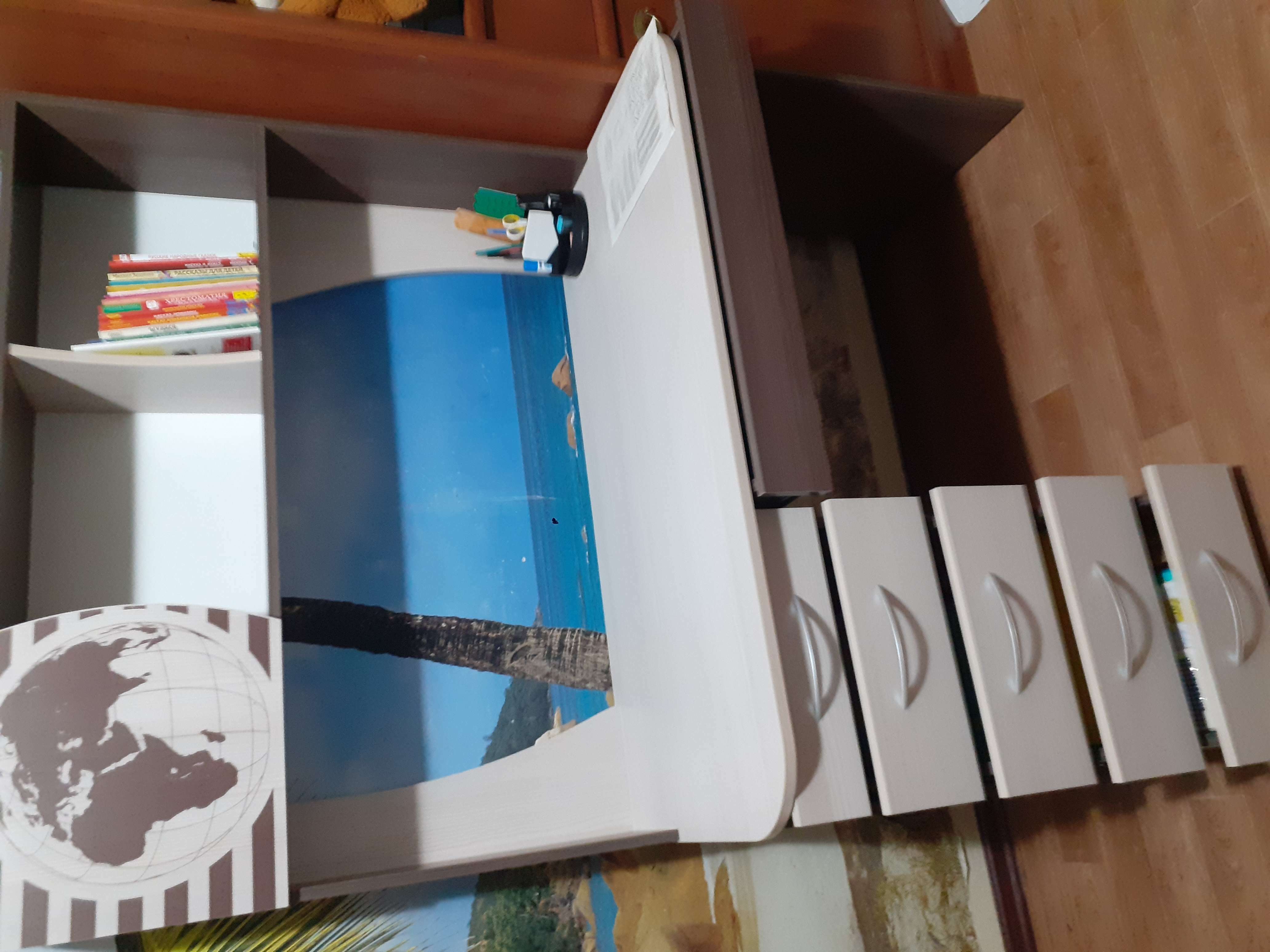 Фотография покупателя товара Стол рабочий «Сигма», 1205×605×1660 мм, цвет дуб сонома - Фото 1