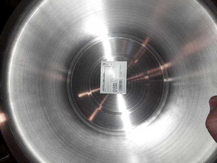 Фотография покупателя товара Миска из нержавеющей стали «Проф», 3 л, 24×9,5 см, матовая, толщина стали 0,6 мм