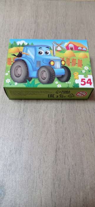 Фотография покупателя товара Пазл детский «Весёлый трактор», 54 элемента