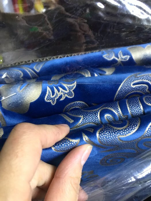 Фотография покупателя товара Штора портьерная Этель «Версаль» 160×270 см, цвет синий, 100% п/э - Фото 7