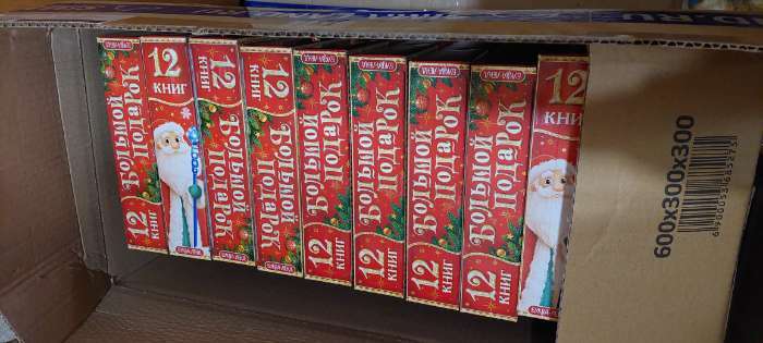Фотография покупателя товара Новогодний набор 2022 «Буква-Ленд», 12 книг в подарочной коробке - Фото 170