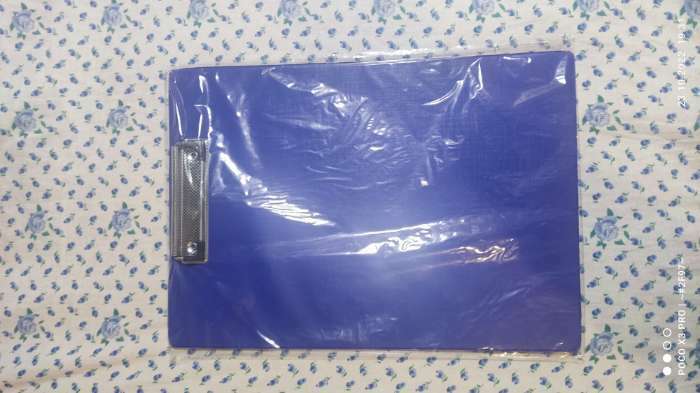 Фотография покупателя товара Планшет с зажимом Calligrata А4, ПВХ, синий - Фото 1