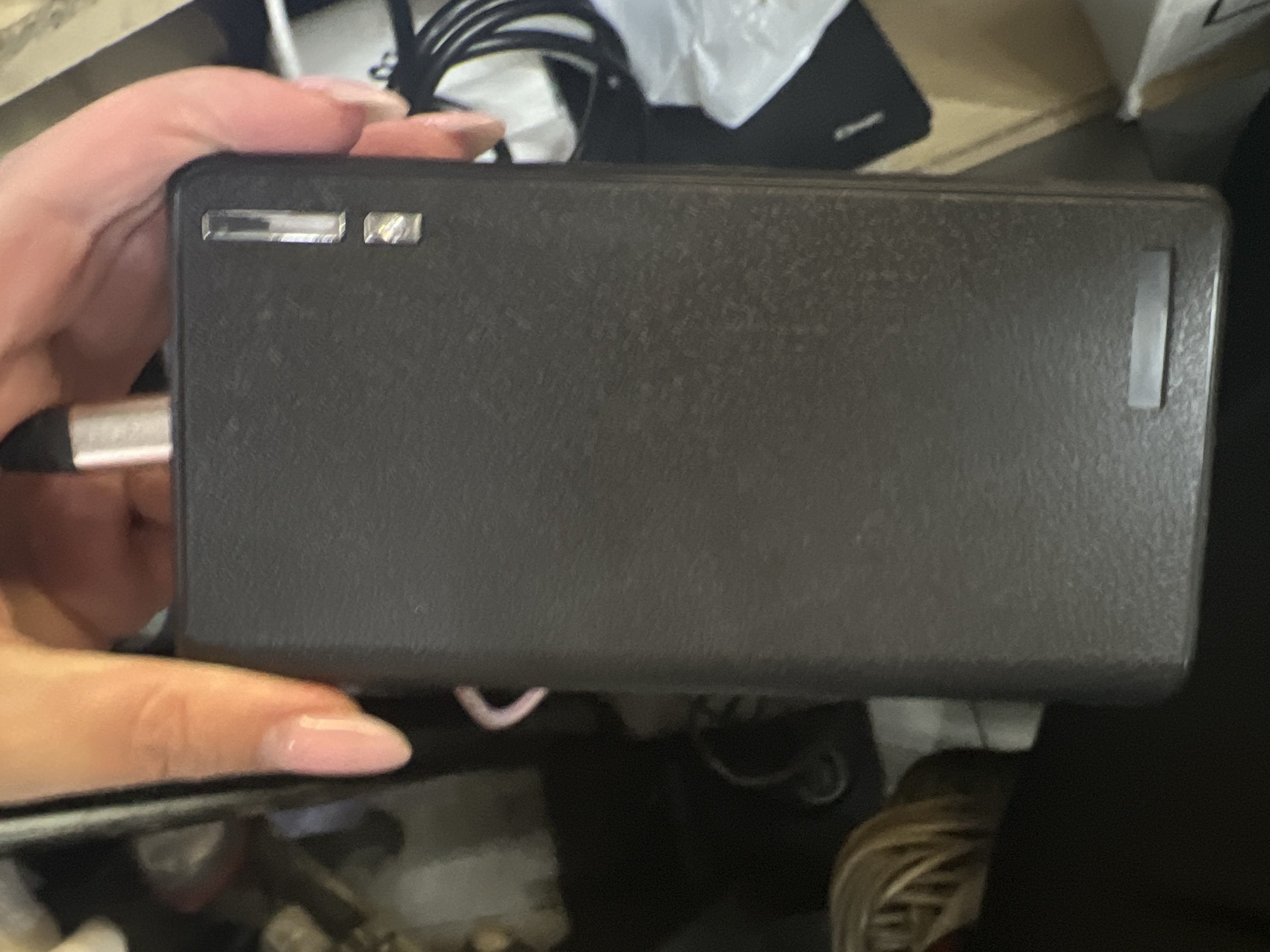 Фотография покупателя товара Внешний аккумулятор LuazON PB-01, 7200 мАч, 2 USB, 1/2.1 А, фонарик, чёрный