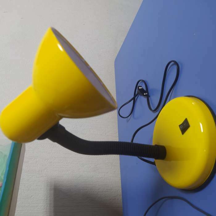 Фотография покупателя товара Лампа настольная Е27, с выкл. (220В) желтая (203В) RISALUX - Фото 1