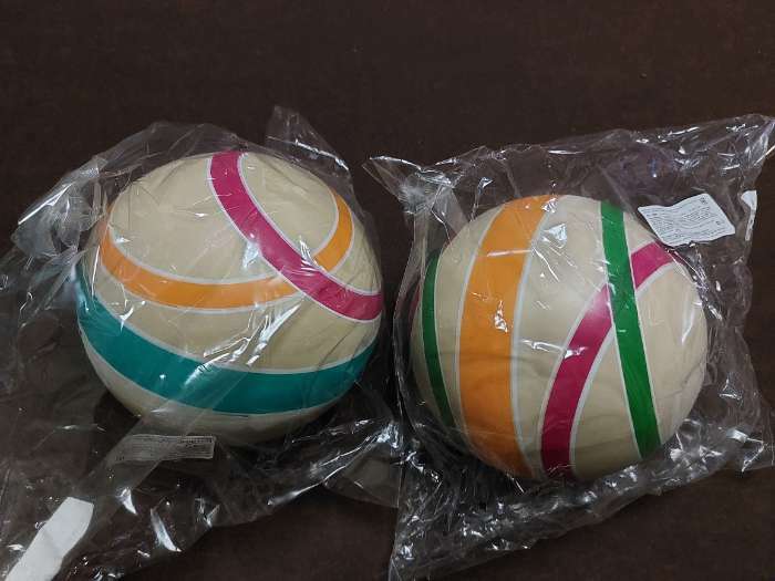 Фотография покупателя товара Мяч диаметр 150 мм, цвета МИКС - Фото 3