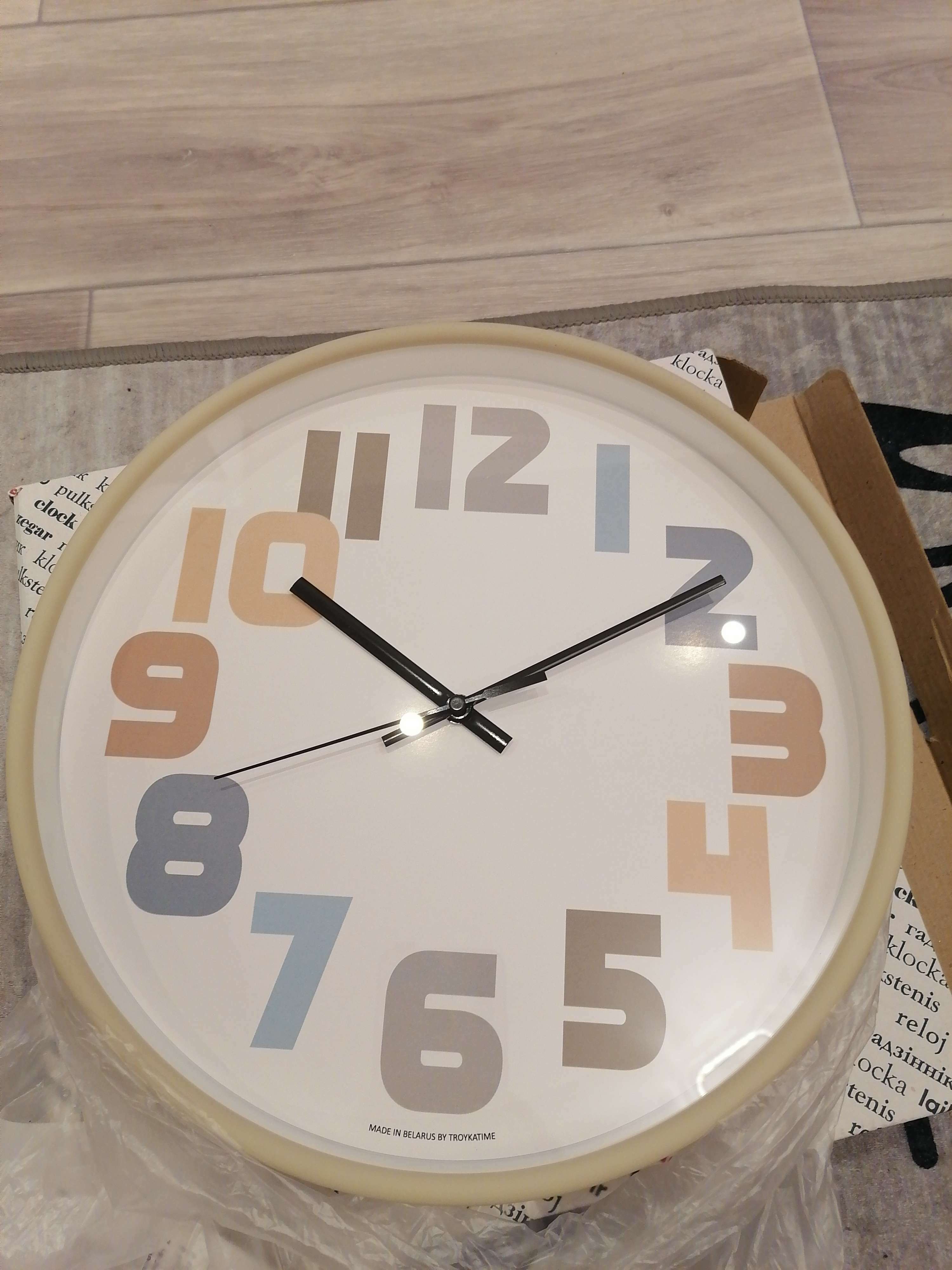 Фотография покупателя товара Часы настенные, интерьерные d-30.5 см, бесшумные - Фото 9