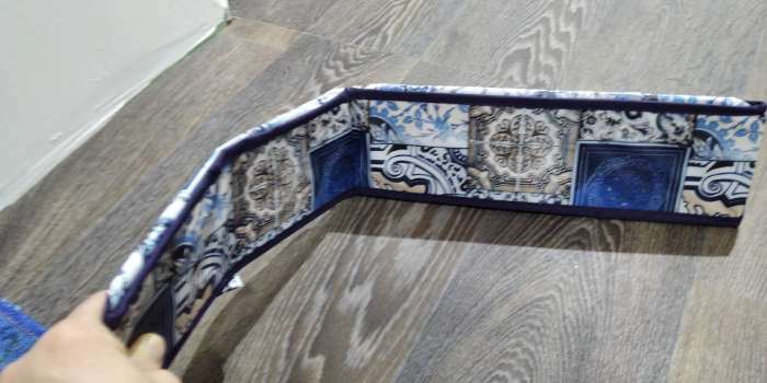 Фотография покупателя товара Органайзер для хранения белья Доляна «Мозаика», 12 отделений, 32×24×12 см, цвет синий - Фото 1