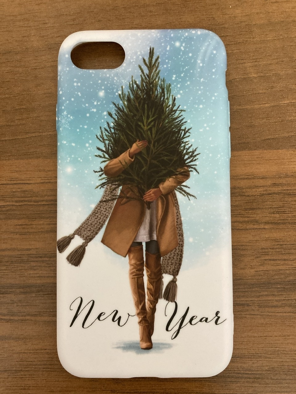 Фотография покупателя товара Чехол для телефона новогодний «Ёлка», на iPhone 7,8 - Фото 1