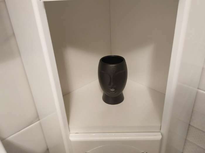 Фотография покупателя товара Набор аксессуаров для ванной комнаты SAVANNA «Вуду», 3 предмета (мыльница, дозатор для мыла, стакан), цвет чёрный