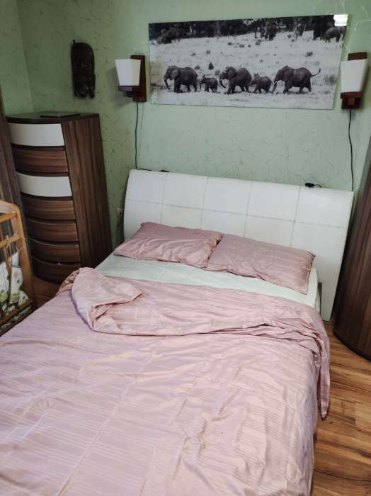 Фотография покупателя товара Постельное бельё евро «Этель» Rose gold, страйп-сатин - Фото 1