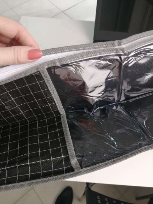 Фотография покупателя товара Кофр для хранения вещей Доляна «Кло», 45×30×20 см, цвет чёрный - Фото 1
