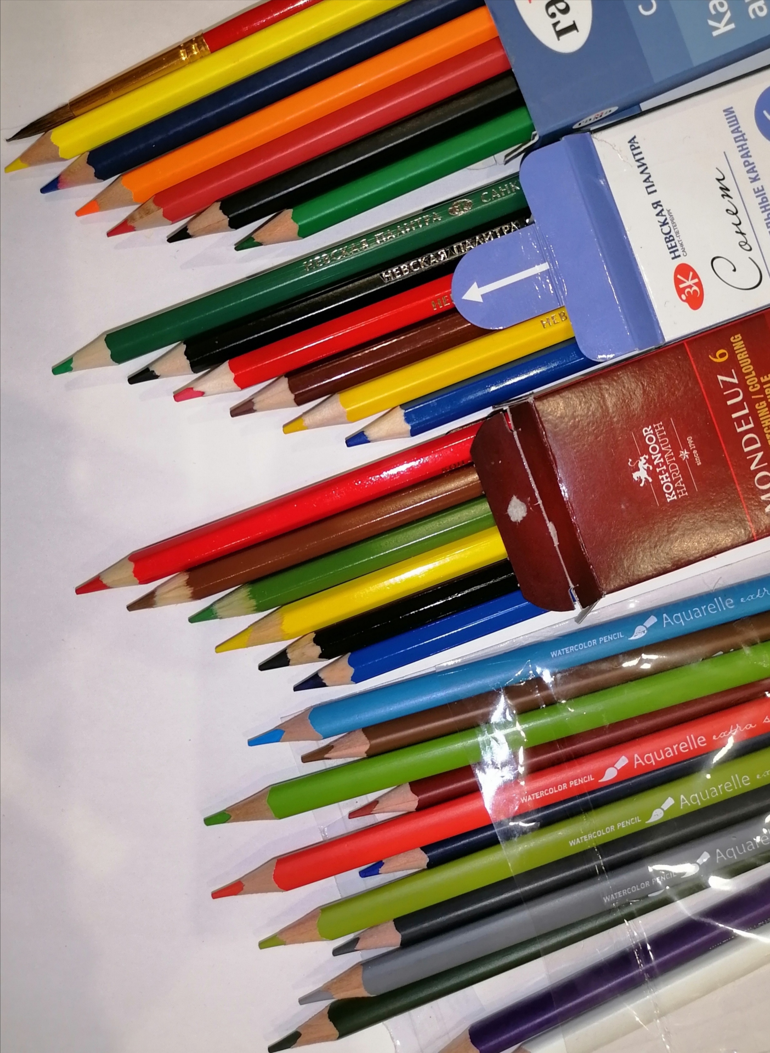 Фотография покупателя товара Карандаши акварельные набор 6 цветов Koh-I-Noor Mondeluz 3715