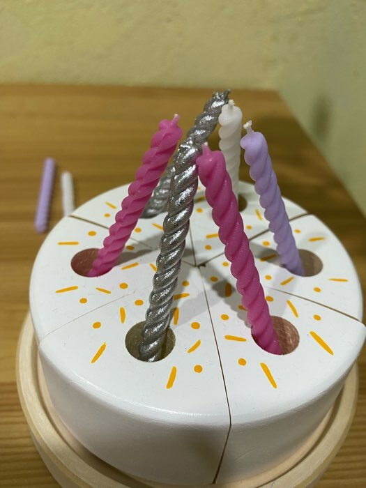 Фотография покупателя товара Набор свечей для торта "С Днем Рождения", 8 штук, Минни Маус