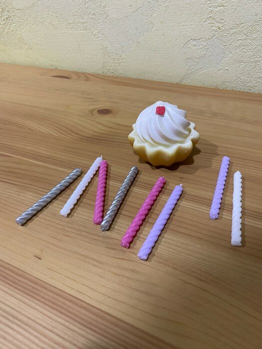 Фотография покупателя товара Набор свечей для торта "С Днем Рождения", 8 штук, Минни Маус - Фото 4