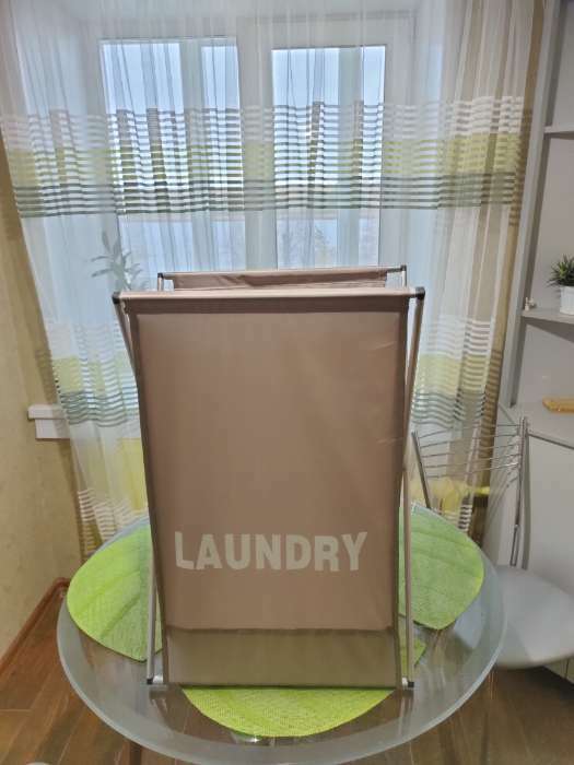 Фотография покупателя товара Корзина универсальная Доляна Laundry, 43×29×64 см, цвет МИКС - Фото 2