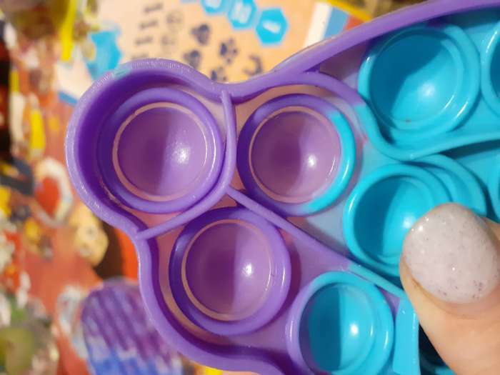 Фотография покупателя товара Антистресс игрушка для детей «Вечная пупырка: Радуга» - Фото 1