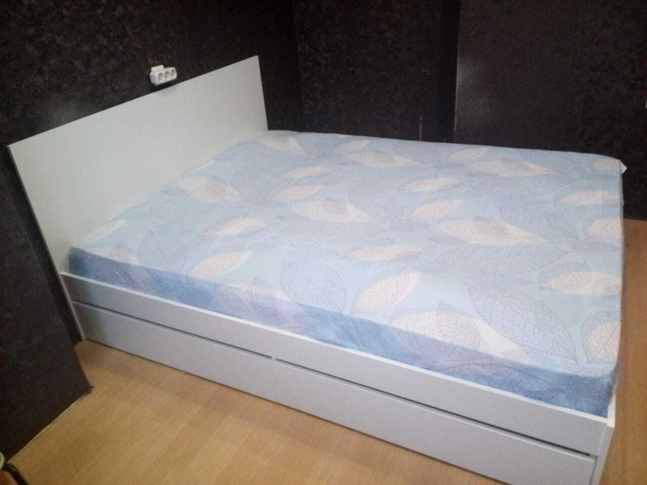 Фотография покупателя товара Кровать 900 с ящиками и основанием Мадера, с/м 900х2000, Белый - Фото 25